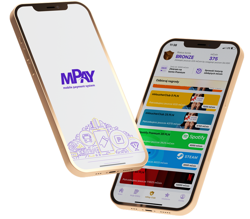 mpay ekrany aplikacji mPay